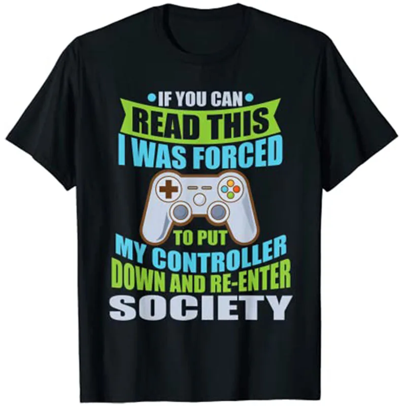 

Put Controller Down Re-Enter Society Funny Gamer T-Shirt Tee Shirts Best Seller