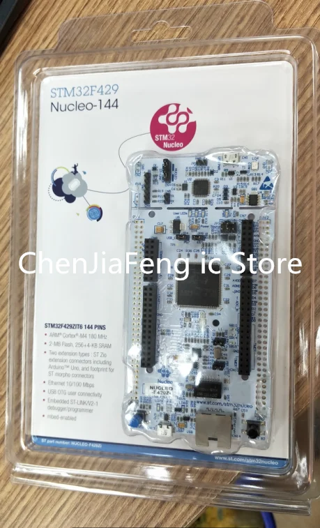 1 шт.лот NUCLEO-F429ZI NUCLEO-144 STM32F429 Плата для разработки, новая, оригинальная (art.: 3920db4a103db) - 3920db4a103db