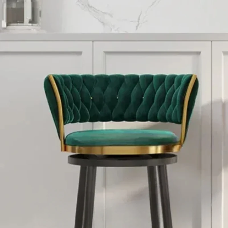 Дизайнерский стул уличный бар поворотный домашний деревянный табурет кафе салон