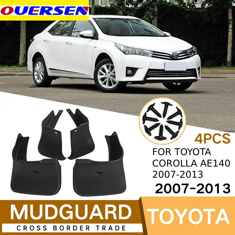 

For Toyota Corolla Altis E140 2007-2013 Mudflaps Splash Guards Mud Flap Front Rear Mudguards Fender 2008 2009 2010 Mud Flaps