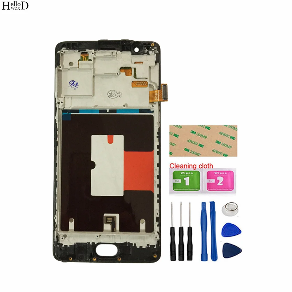 Протестированный ЖК-экран для One Plus 3 3T A3000 A3003 A3010 ЖК-дисплей цифровой