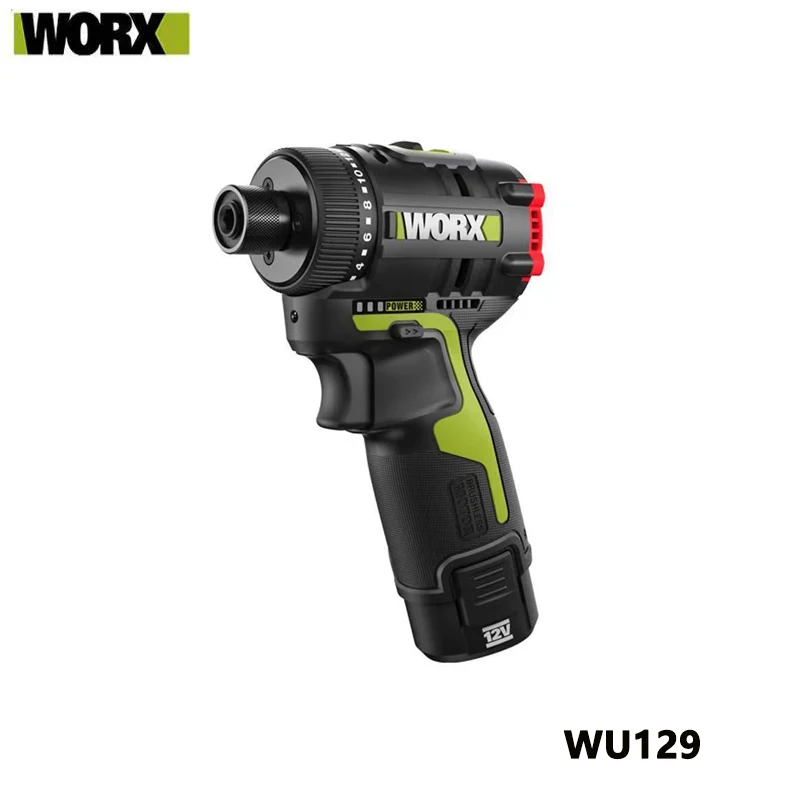 Шуруповерт ударный WORX WU129 с литиевой батареей 12 В Шуруповерт ударный WORX WU129 с литиевой батареей 12 В