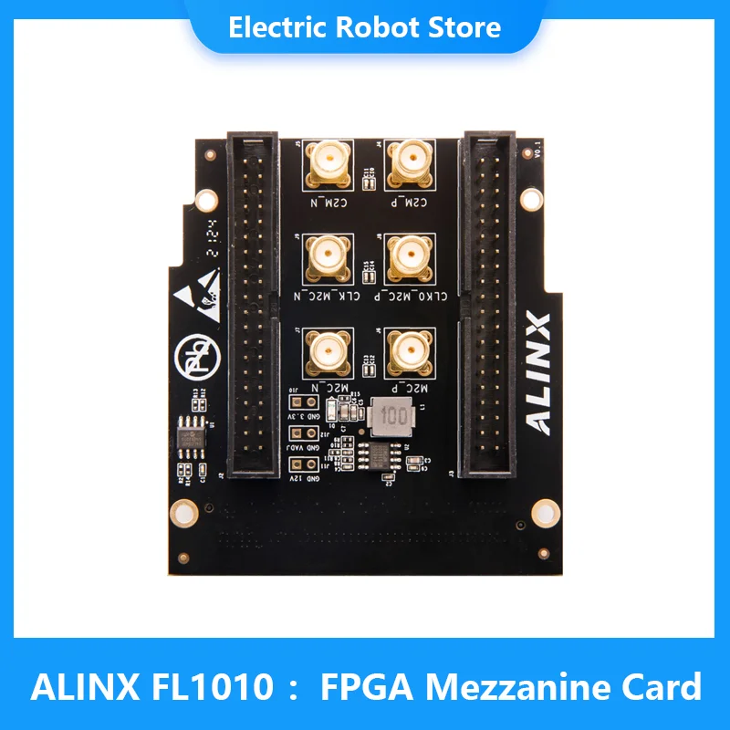 

ALINX FL1010: FMC LPC Interface to 40-Pin Expansion Ports Interface Adapter Board FMC Daughter Board for FPGA Board