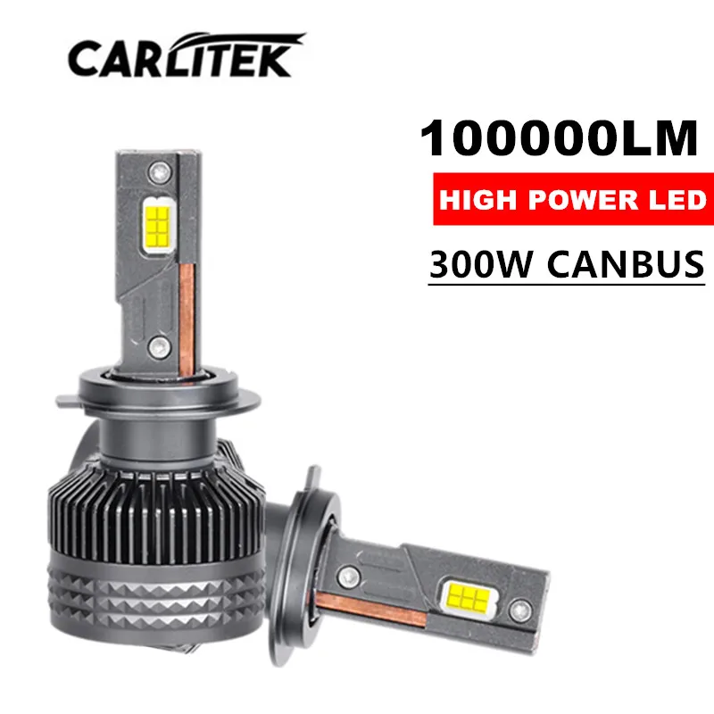 

CARLitek K7C H7 H4 H11 Led Lamp 3 Copper Tube Led Lights For Car H1 HB3 9005 HB4 9006 12V Led Headlight Bulb Motorcycle 6000K