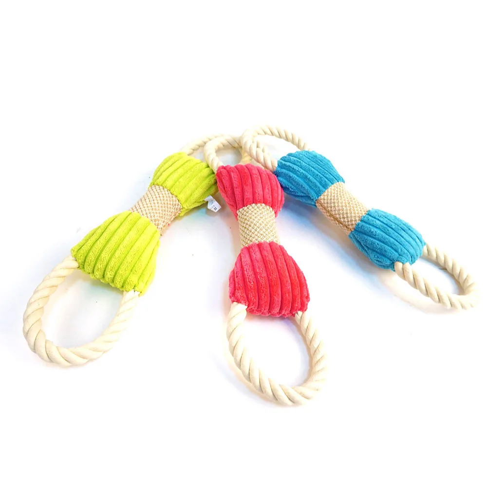 

Dog Toy Stuffed Candy Chewing Cotton Rope Grinding Teeth Cleaning Teeth