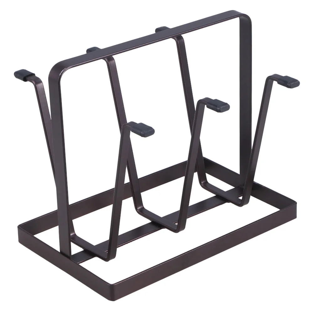 

Cup Drying Rack Hollow Iron Cup Drying Rack Bottle Drainer Rack Metal Mug Stand Drainer Cup Rack for Countertop