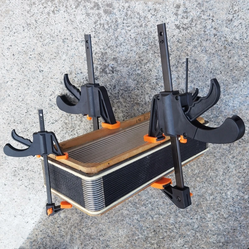 Фото Клипса для фиксации сильфона гармошкой, нейлоновый клеевой мини-зажим для ремонта деревянной рамы №2