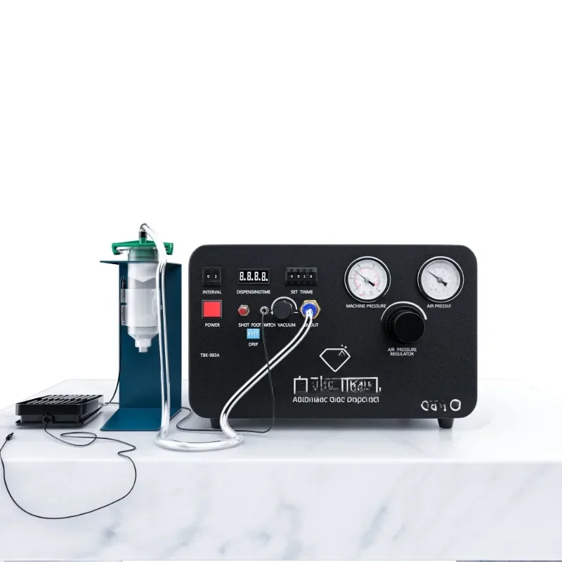 TBK-983A встроенный воздушный компрессор УФ-машина для дозирования клея