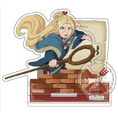Фото Аниме Delicious in Dungeon Фигурка с двойной вставкой, акриловая подставка, настольные украшения Laios Arin, фигурка Марцилы, коллекционный декор, подарок №2