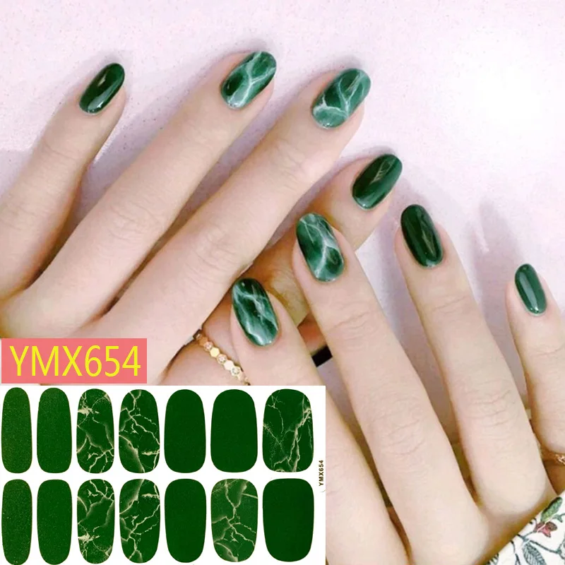 14tips/лист с переливающимся градиентом исскуство ногати наклейки Новые Модные