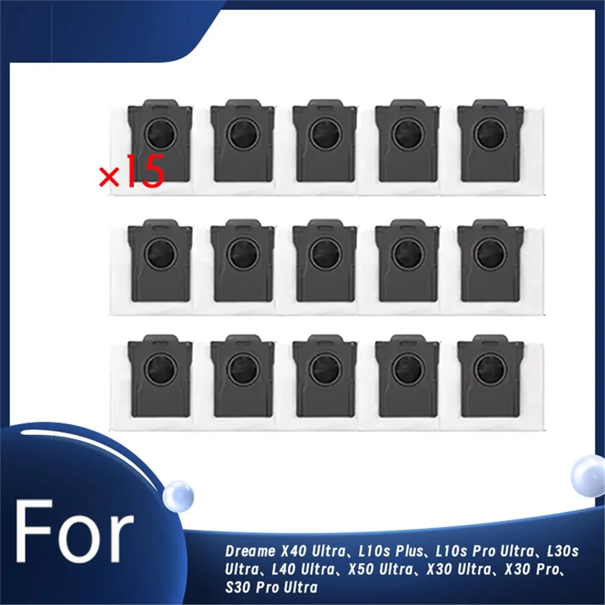 Фото [СПЕЦПРЕДЛОЖЕНИЕ] Мешки для сбора пыли для X40 Ultra, L10s Plus, L10s Pro Ultra, L30s Ultra, L40 Ultra, X50 Ultra, X30 Ultra, X30 Pro, S30 Pro Ultra №4