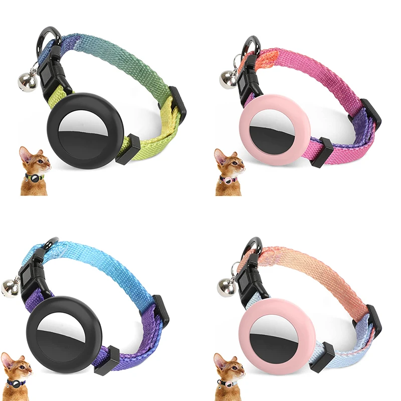 Ошейник Airtag С Радужным Градиентом Для Домашних Животных — Локатор Слежения За