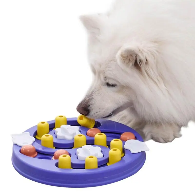 

Dog Toys Maze Slow Feeder Interactive Increase Puppy IQ Food Dispenser Slowly Eating Non Slip Bowl Pet Cat Dogs Training Game