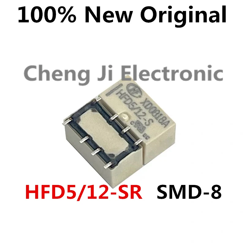 5 шт./партия HFD5/12-SR HFD5/5-SR SMD-8 новое оригинальное реле сигнала HFD5/12-S HFD5/5-S