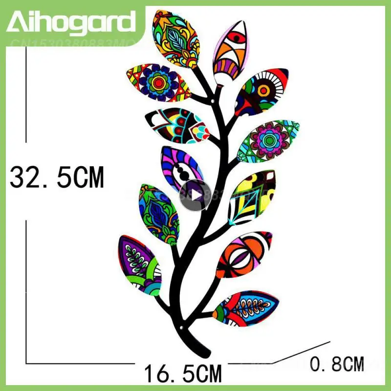 

Metal Tree Window Artwork Wall Decoration Patio Hanging Decorative Branches Wall Decor Art Ornament