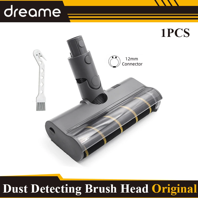 

Dreame V12S V16S V11 V12 T10 T20 T30 T20pro T30NEO V16 V12pro Роликовая щетка с зеленым светодиодом, мягкая бархатная насадка для щетки для пола