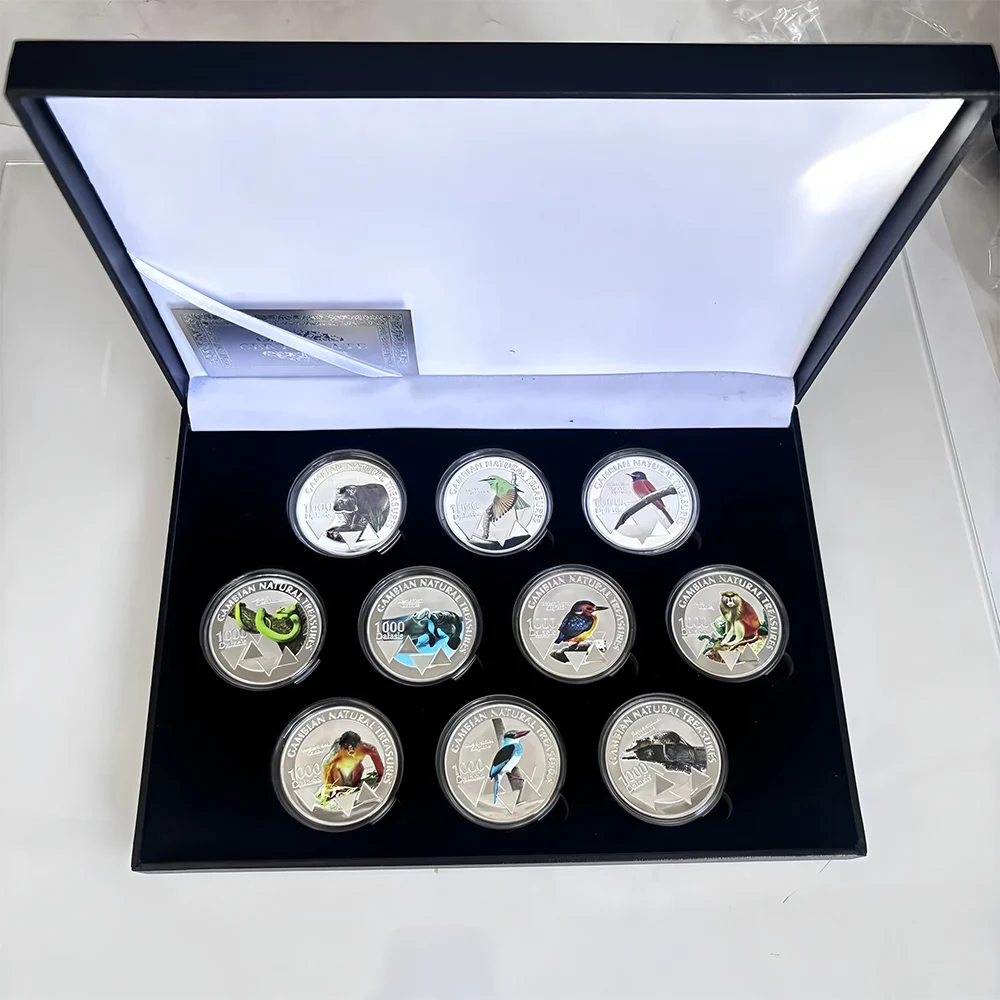 

Памятные монеты с африканскими животными