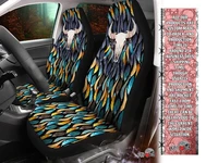 boho buffalo skull car seat covers bohemian car seats protector hippie car accessories bull skulls witch feathers