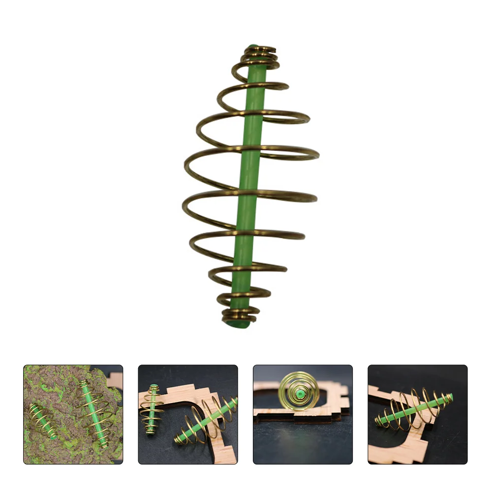 

12 Pcs Bracket Gadgets Spring Lure Tackle Carp Bait Cage Springs For baits