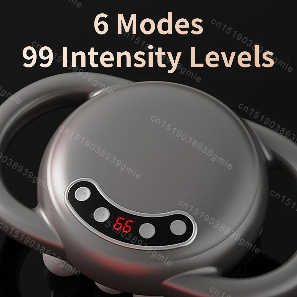 Электрический фасционный пистолет 8-головочный массажер для мышц спины талии