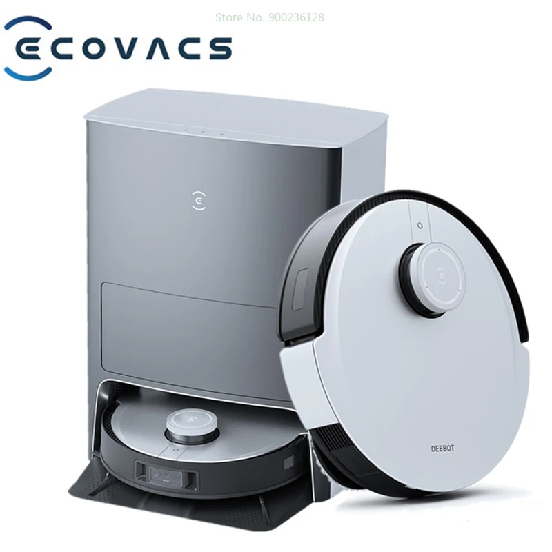 

5000Pa ECOVACS DEEBOT X1 OMNI Vacuum cleaner With Almighty Base Station Suction Free Your Hands