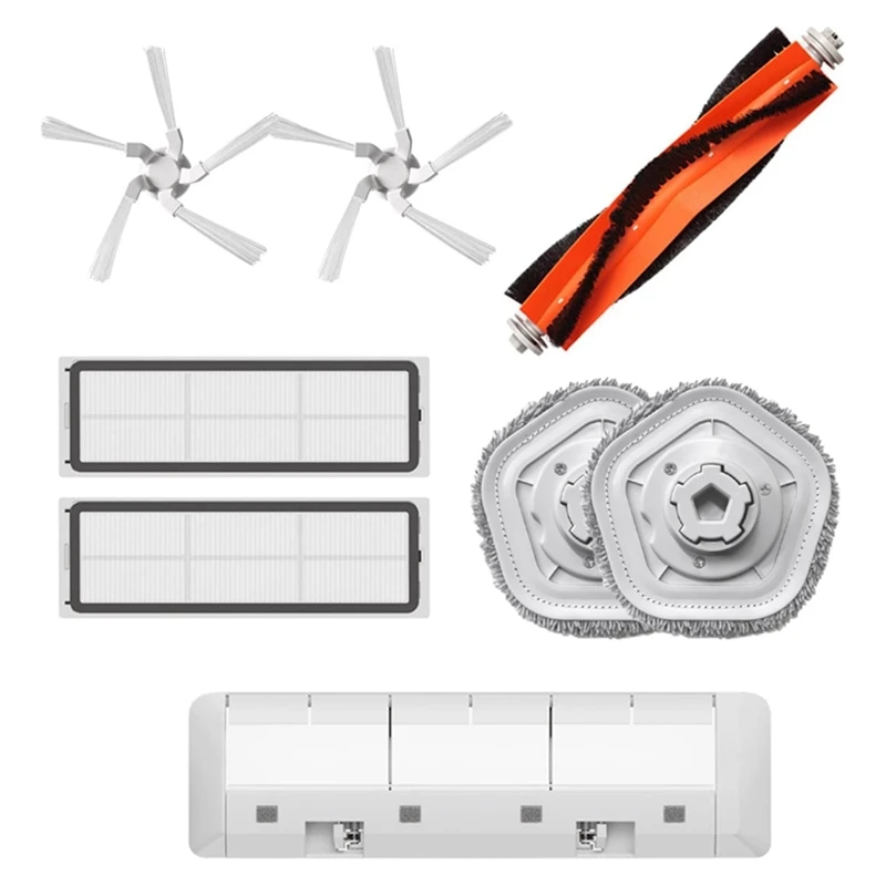 

For Dreame W10 Hepa Filter Main Brush Side Brush Mop Pads Anti-Tangle Main Brush Cover Vacuum Cleaner Accessories