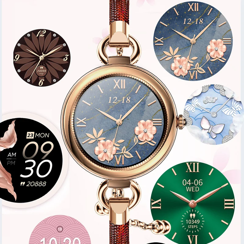 

Fashion smart watch women's health management menstrual period ladies bracelet sports fitness tracker call reminder smart watch