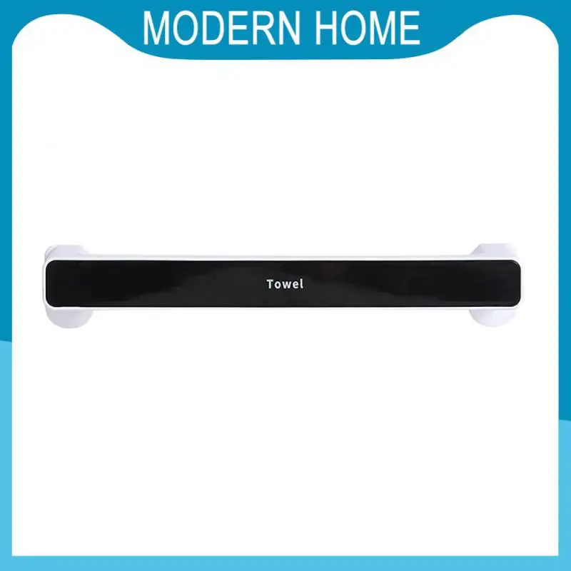 

Bath Towel Rack Self-adhesive Bathroom Towel Rack Punch-free Creative Single-rod Bathroom Accessories Sucker Rack