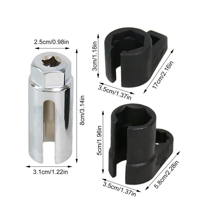 3 шт. Универсальный Автомобильный датчик кислорода резьбовой Chaser набор гаечных