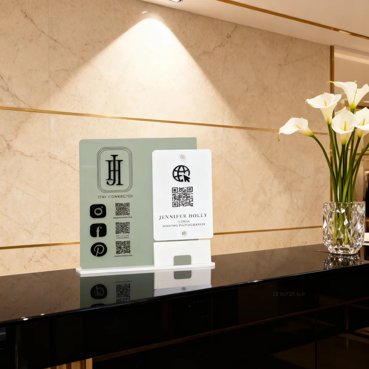 Съемный QR-код, акриловые VIP-настольные украшения, сбор Обзор Google, социальная платформа, QR-коды, подходящие для различных деловых людей (art.: 3920d245bfcc0) - 3920d245bfcc0