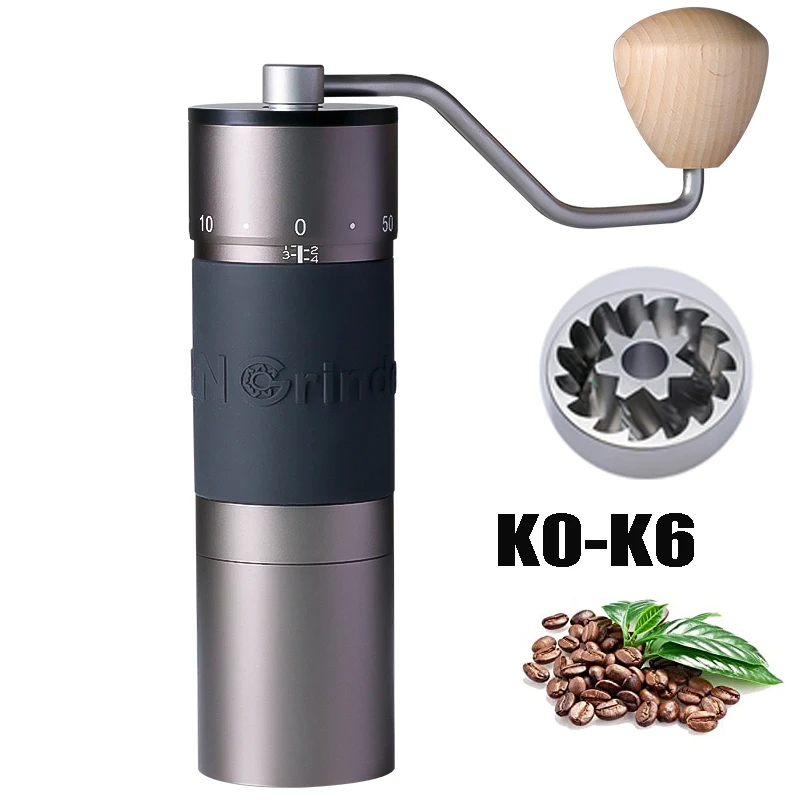 

Ручная кофемолка kinmills, регулируемая кофемолка для эспрессо, объем 25/35 г