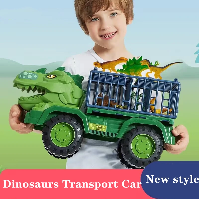 

Car Toy Dinosaurs Transport Car Dinosaur Carrier Truck Toy Indominus Rex Jurassic World Dinosaurs Toys Christmas Gifts for Kids