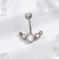 new hot selling colored diamond belly button nails cool and fashion navel rings