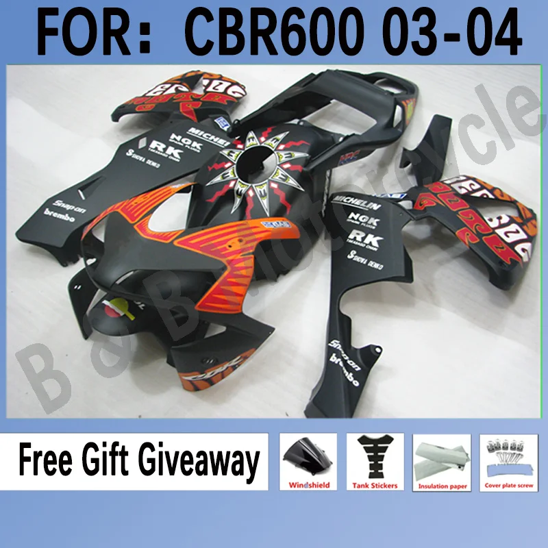 

Новый комплект обтекателей для мотоцикла ABS для HONDA CBR600RR F5 2003 2004 CBR600 RR CBR 600RR 03 04 комплект обтекателей для кузова Repsol