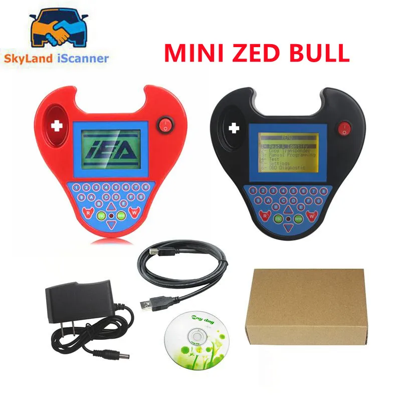 Smart Mini Zed-Bull With Mini Type Zed Bull Key Programmer Mini Zed Bull Can Read Pin Code Key Transponder Chip Cloner Zedbull