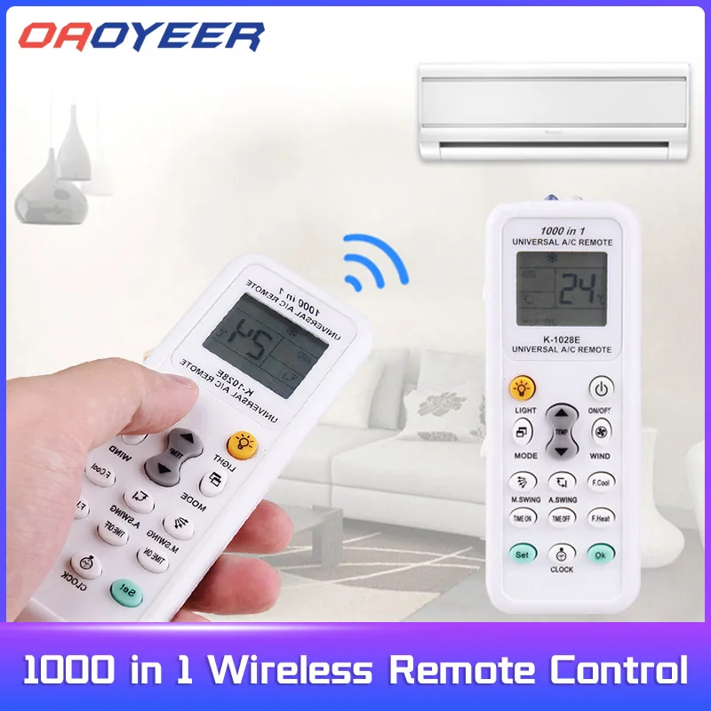 Control K-1028e Ac Digital Lcd Power Consumption Air A/c Uni
