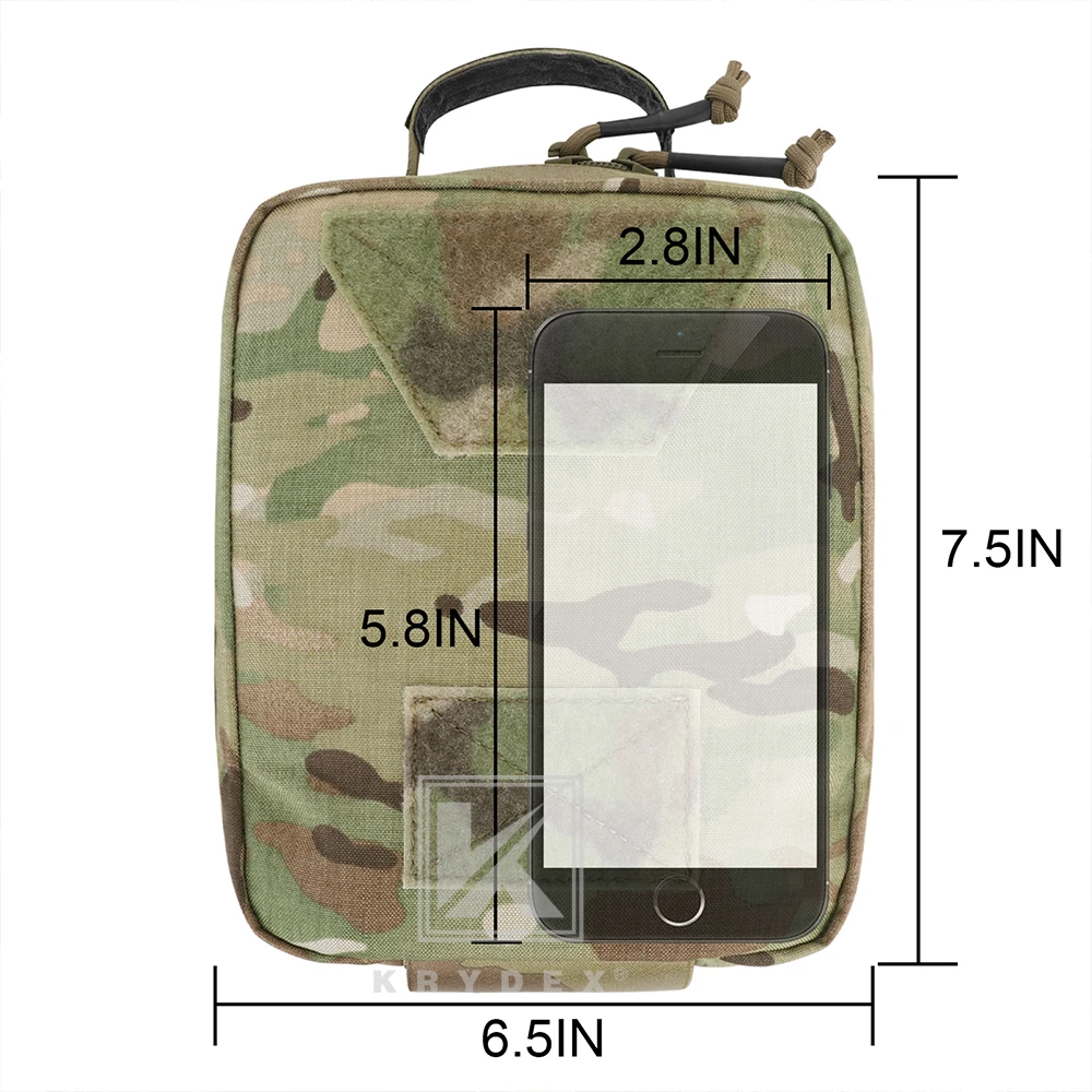 KRYDEX Tactial Большая медицинская сумка IFAK Разрывная Quick Release MOLLE Открытая аптечка