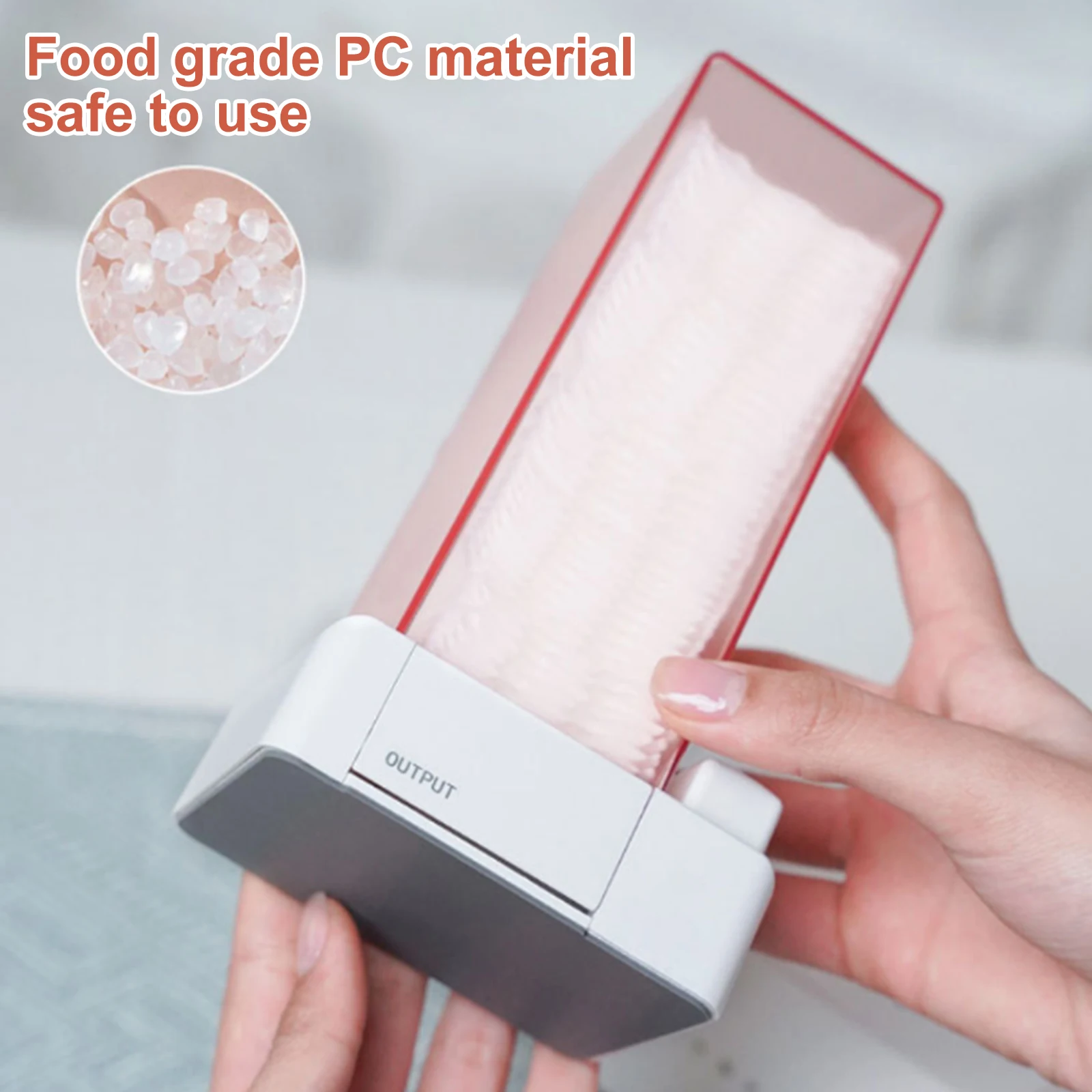 

Automatic Cosmetic Cotton Box Press Type Dustproof Makeup Remover Cotton Storage Box Creative Household Products
