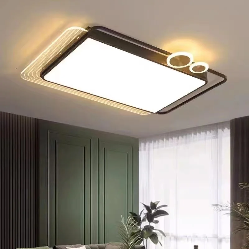 

Современные минималистичные светодиодные потолочные светильники для спальни, ультратонкая лампа для детской комнаты, атмосферное освещен...