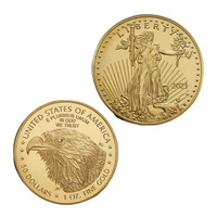 us coins lucky statue of liberty coins eagle coins commemorative coin medal gold plated coin challenge coin crafts collectibles