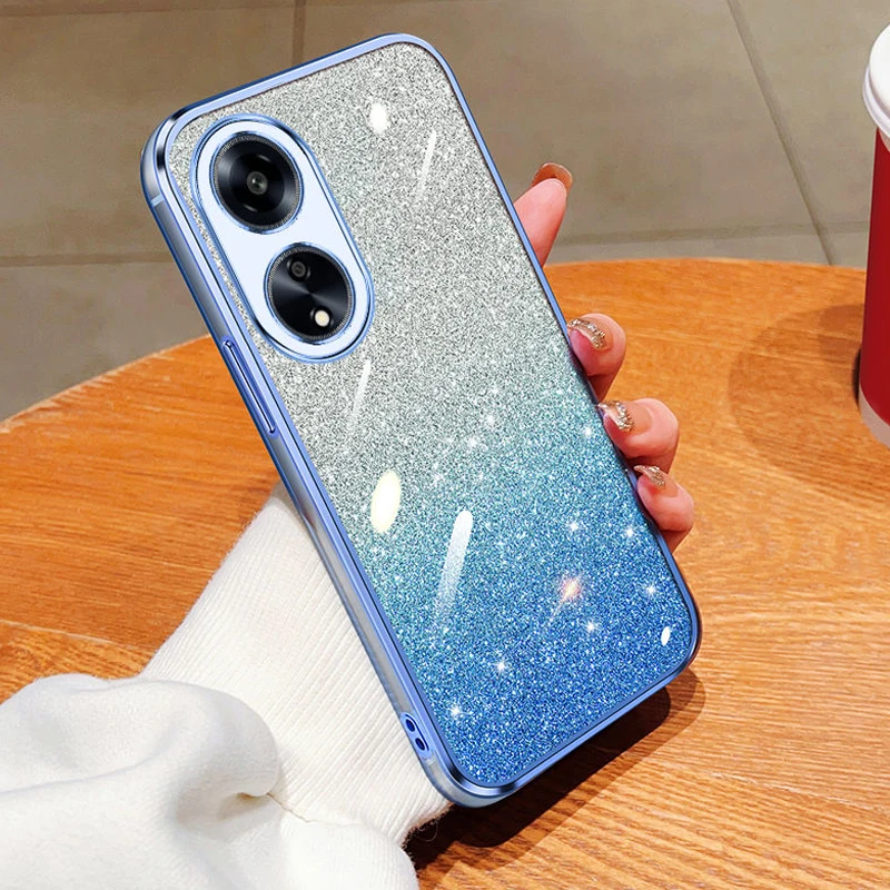 Для OPPO A38 чехол Oppo A18 роскошный Гальванизированный блестящий для oppo A58 A78 A98 4G