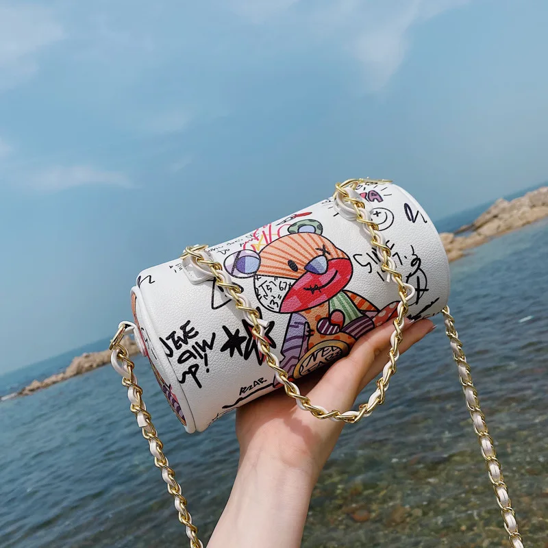 

Simple One-shoulder Women's Bag 2022 Summer Korean Style Fashion Coated One-shoulder Messenger Bag Versatile Hand Drum Bag