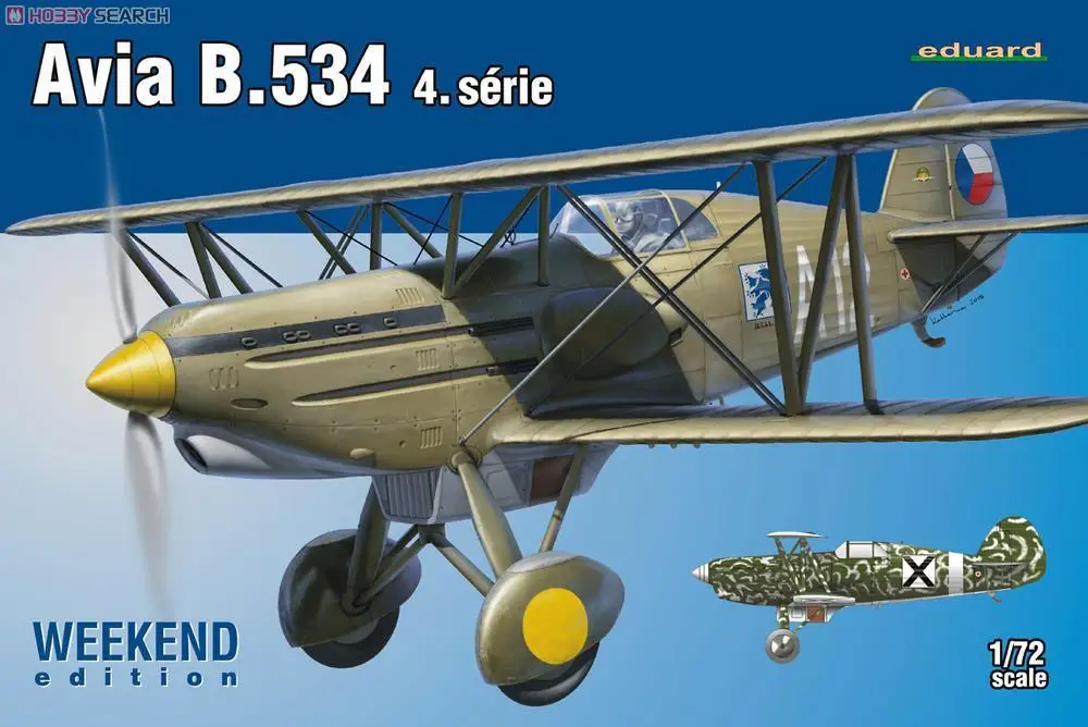 

Eduard EDU7428 1/72 scale Avia B.534 IV. série model kit