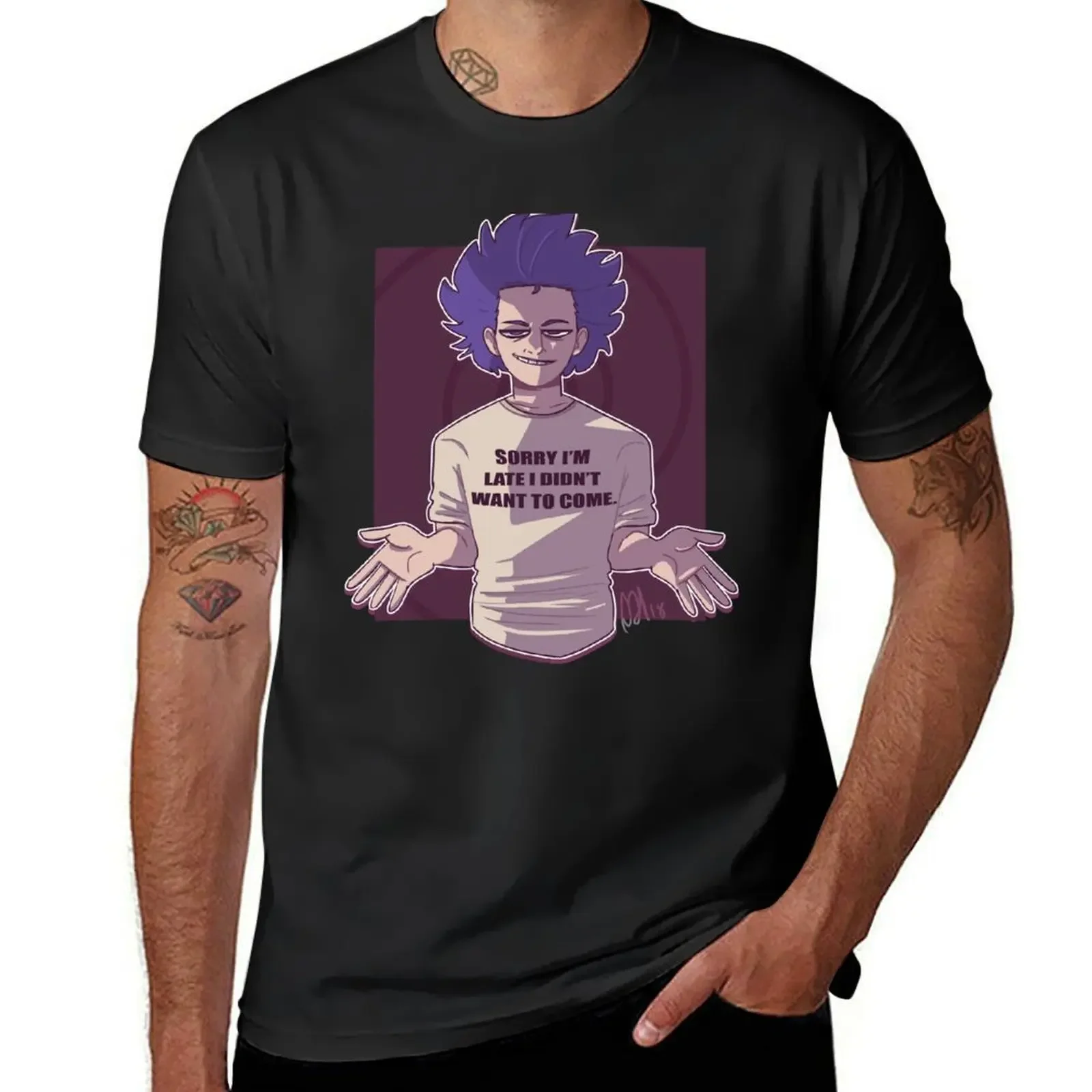 Shinsou Hitoshi - футболка BNHA таможенный дизайн ваши собственные винтажные футболки