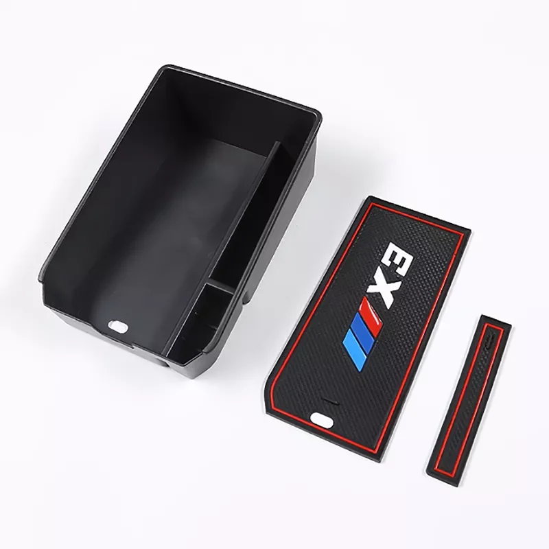 

AUTO PARTS Car Central Armrest Storage Box Stowing Tidying Auto Anti-slip Rubber For BMW X3 G01 X4 G02 X5 G05 X6 G06 X7 G07 Car