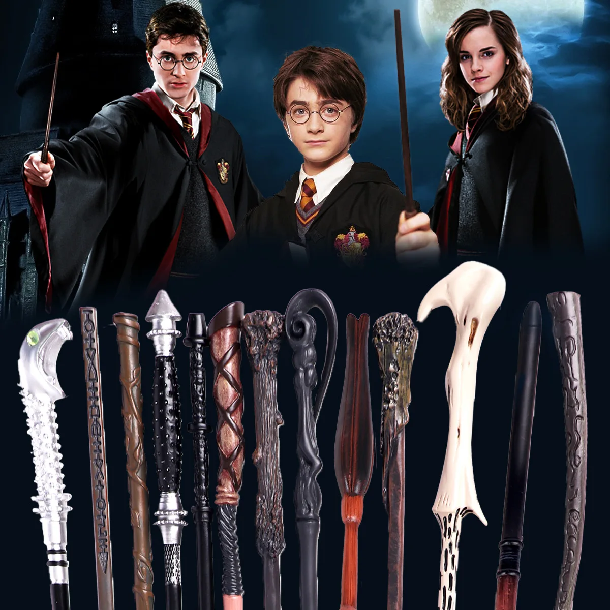 Harried Поттер Гермиона металлический сердечник волшебная палочка реквизит для шоу