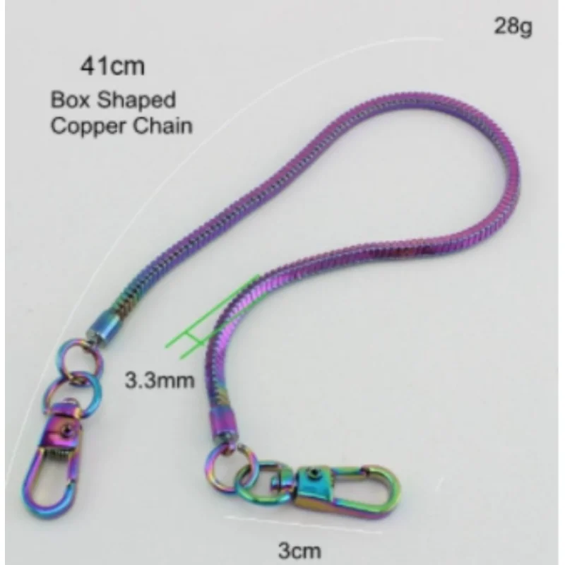 120cm Bags Chains Belts Strap Cross Body Handbag Shoulder Bag Snake Chain Strap Replacement Metal DIY Bag Accessories Belt