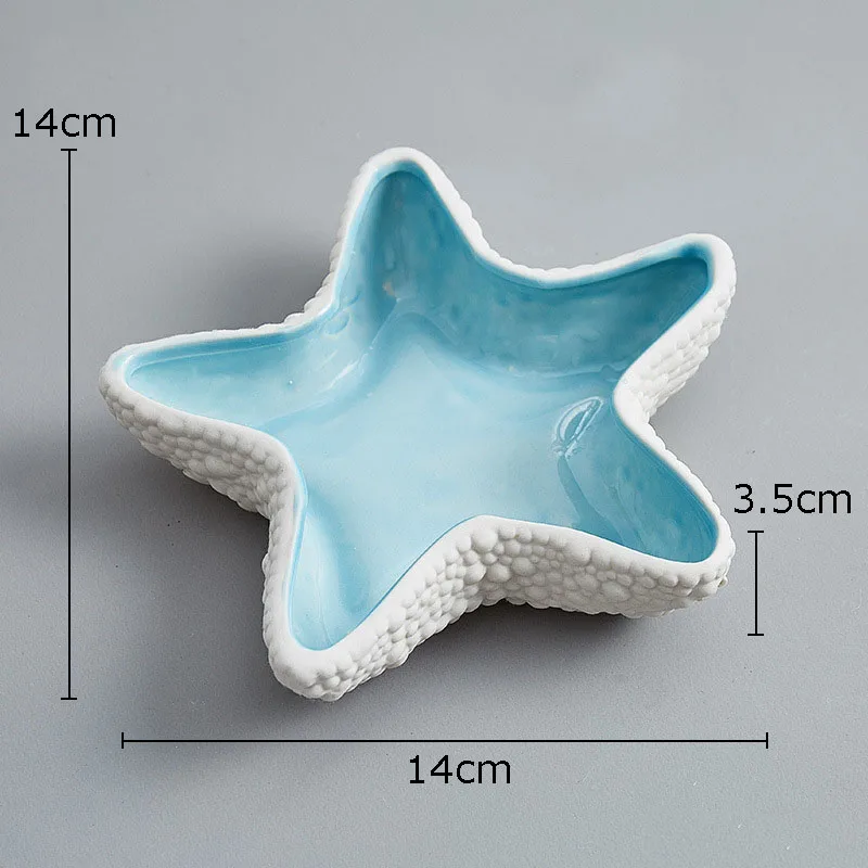 

Керамический лоток для хранения украшений в форме морской звезды