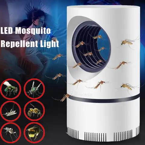 Электрическая лампа-ловушка для комаров, УФ-лампа для уничтожения насекомых, USB-фонарь для уничтожения комаров