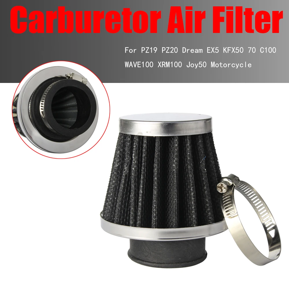 35 мм фильтры с грибовой головкой для PZ19 PZ20 Dream EX5 KFX50 70 C100 WAVE100 XRM100 Joy50 мотоциклетный Универсальный воздушный фильтр карбюратора
